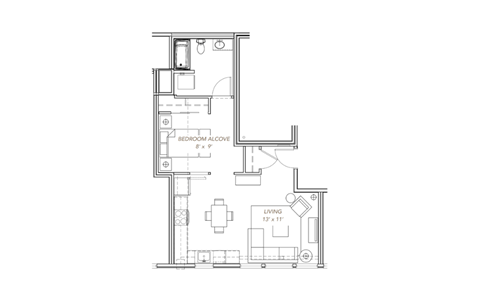 bedroom floor plan  the circulatory